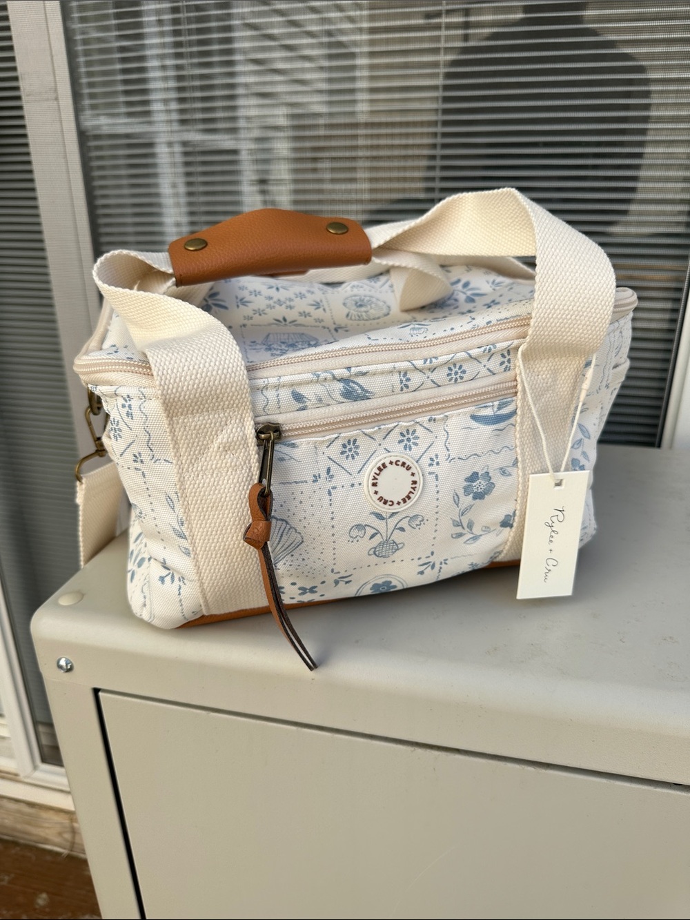 Rylee + Cru Cooler Bag in “Tile”